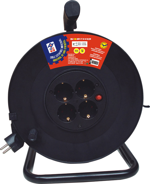 ENROLLACABLE 4T.50MT.D.SEGUR. PROFER TOP 3X1,5 MM PT0035